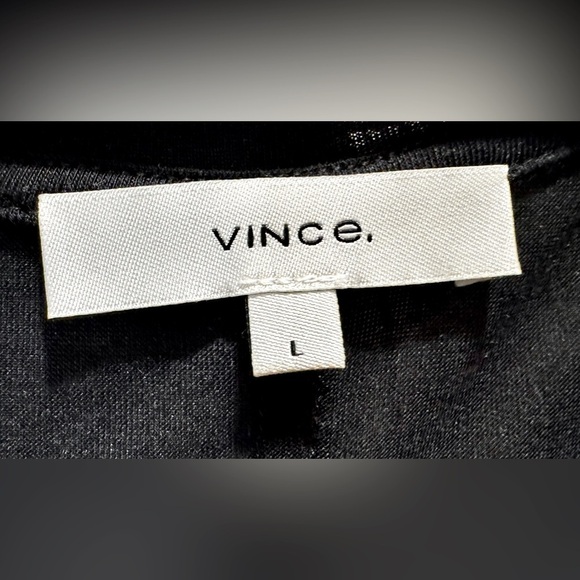 VINCE NWOT Size L Black Modal Sleeveless - Picture 5 of 6